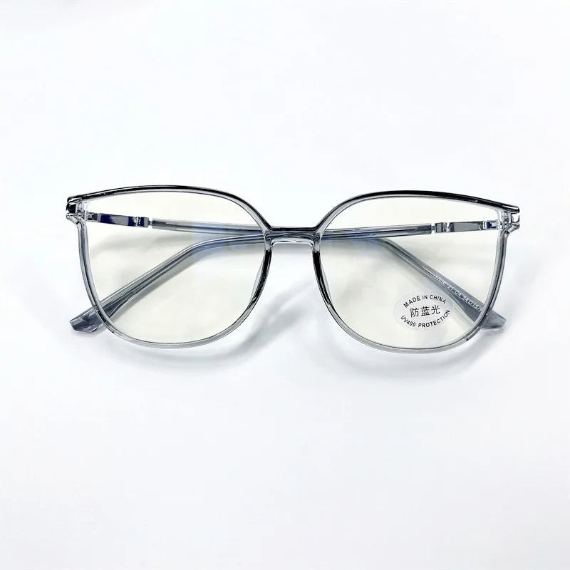 +100 To +400 Fashion Reading Glasses Anti Blue Light Presbyopia Glasses Oval Shaped Women's Finished Presbyopia Glasses Unisex