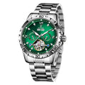 Glenaw high-end business fully automatic mechanical multi-functional men's watch trendy fashion waterproof watch