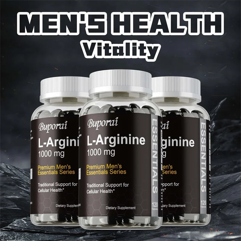L-Arginine Capsules - Performance, Endurance, Lean Muscle, and Improve Men's Health