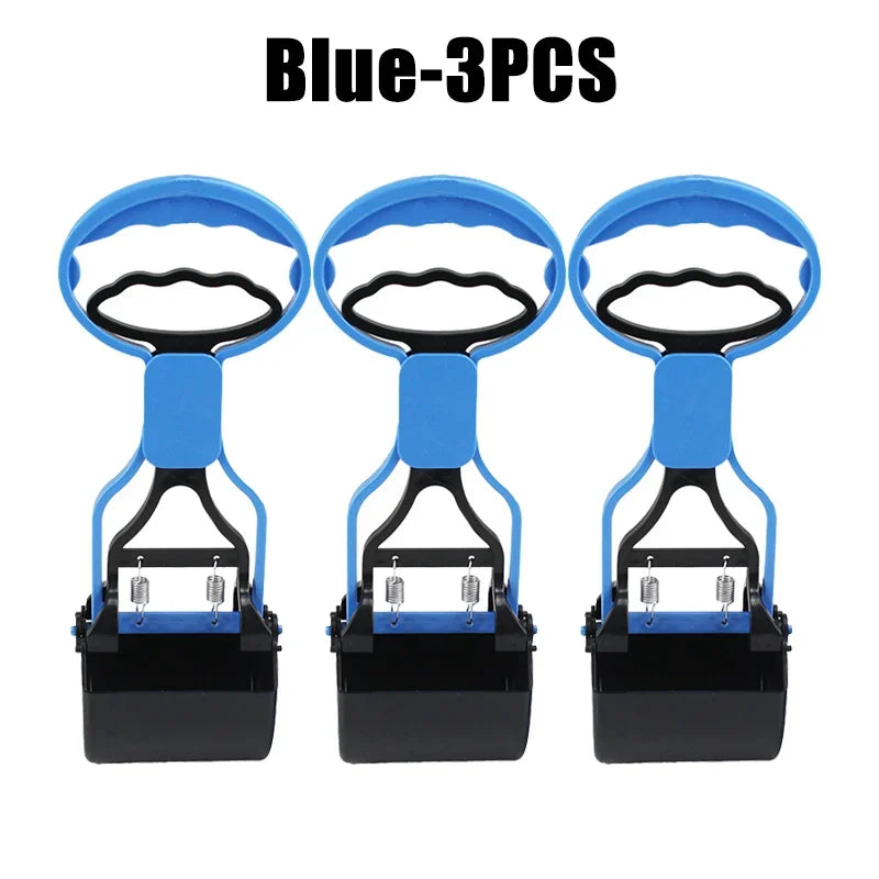 Dog Poop Bags Holder Picker Scooper Dog Waste Clean Up Poop Cleaner Claw Grabber for Dogs Puppy Outdoor Walking Park Tools