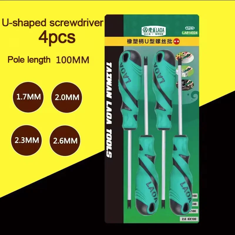 LAOA Special-shaped screwdriver Y-shaped U-shaped H triangle magnetic screwdriver socket screwdriver