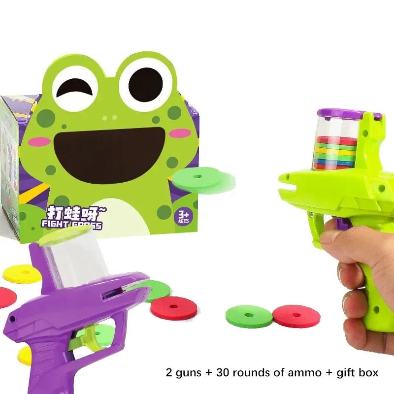 AF Interactive Turnip Gun Cat Toy with 15pcs Reusable Soft Bullets, Pet Hunting Training & Funny Interactive Play Supplies