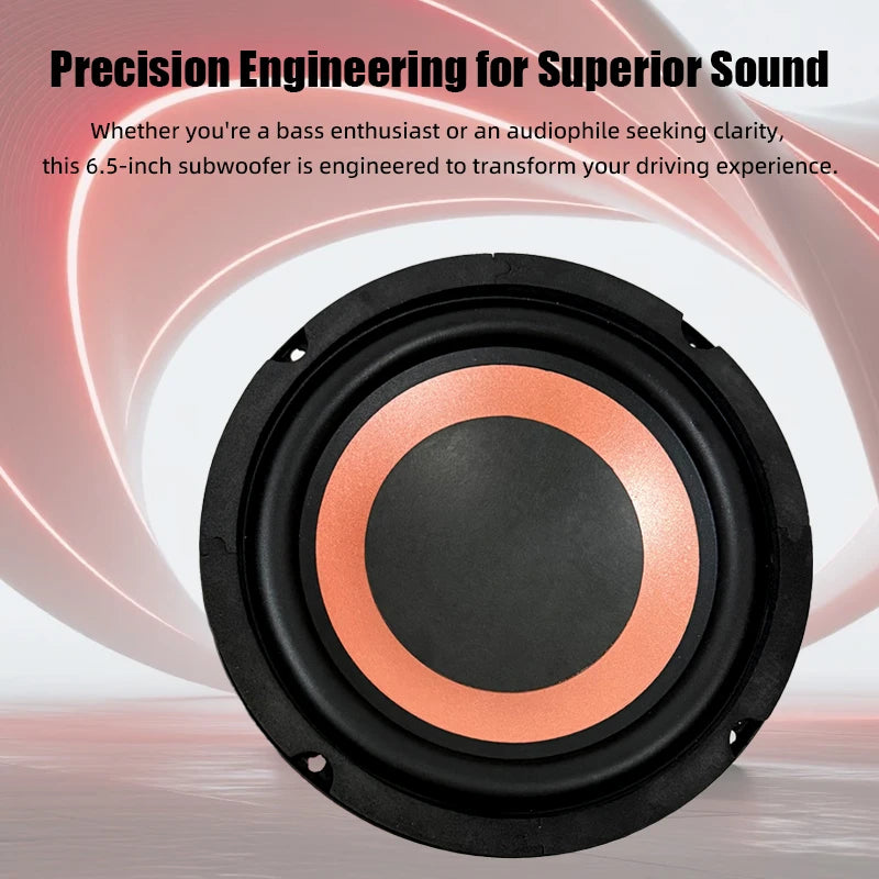 1PC/2PCS 6.5 inch 320W Car Speaker Subwoofer Audio Bass Car Stereo Modification for Car Home Theater System Upgrade Woofer