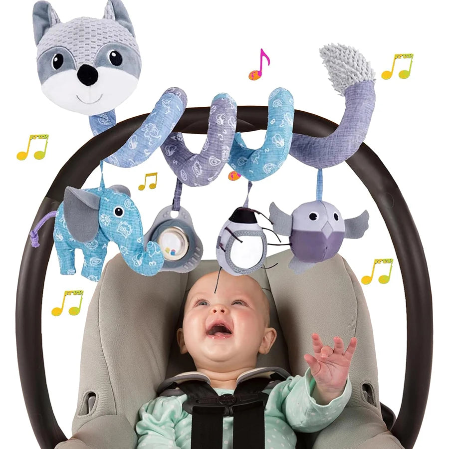 Car Seat Toys Newborn Toys Stroller Toy Baby Toys Carseat Toy for Infants for Carseat Stroller Crib with Music Rattles Teether
