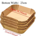 Disposable Baking Paper Hot Air Fryer Paper Airfryer Cooking Baking Reusable Oven Food Waxed Paper Foil Kitchen Tools