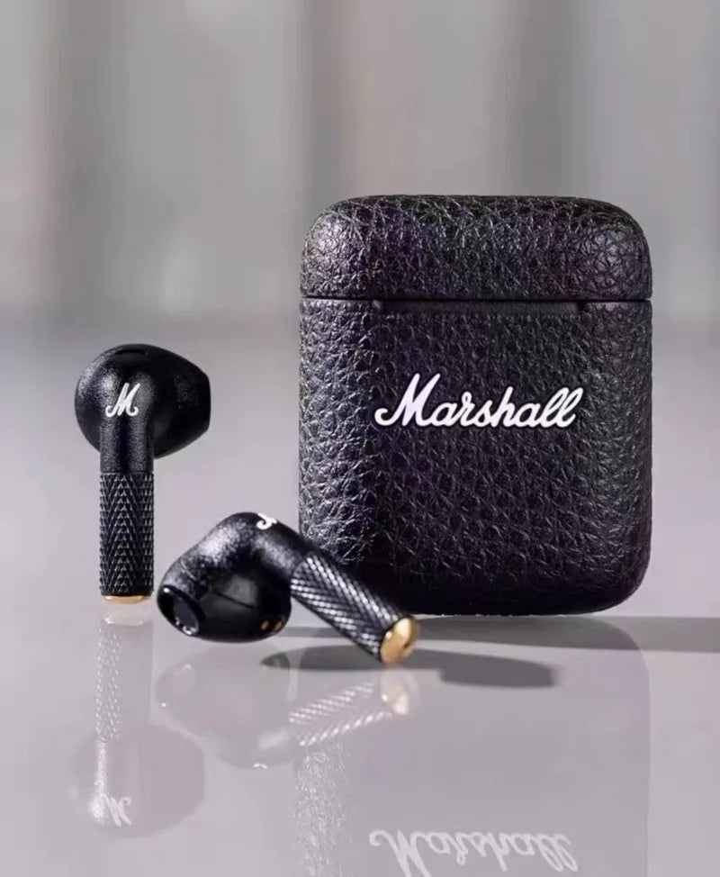 Marshall MINOR III 100%Original Earphones Wireless Bluetooth 5.1 Headphones Sports Denoise Hi-Fi Bass Subwoofer Music Headset