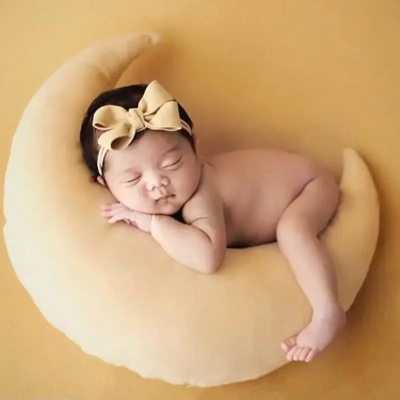 ❤️Moon Pillows Set Newborn Photography Accessories Posing Crescent Pillow 6Pcs/Set Studio Baby Photo Decoration Moon Fotografia