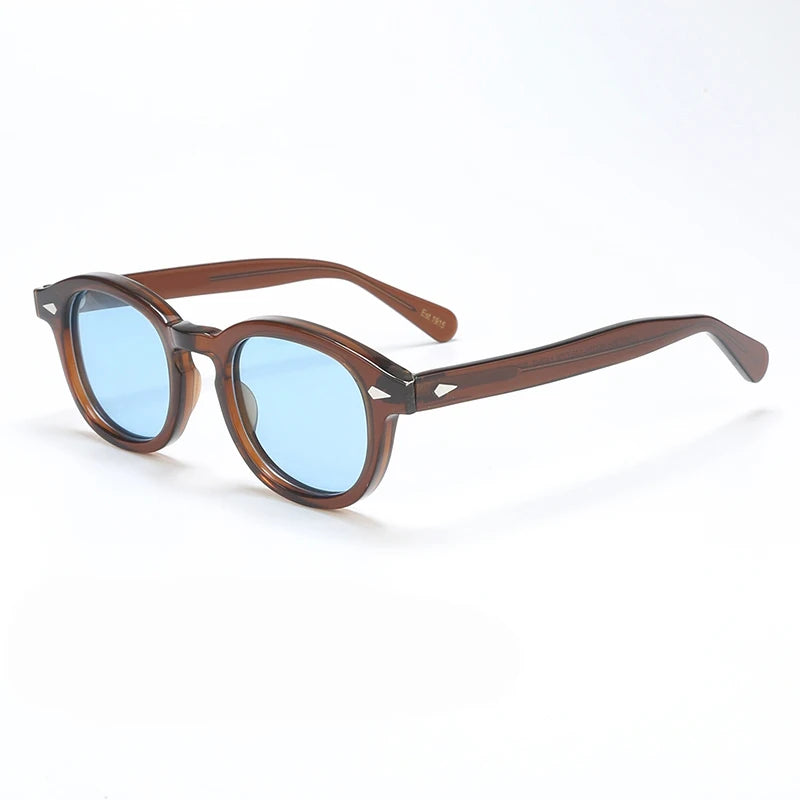 Polarized Sunglasses Men Brand Johnny Depp Sun Glasses Lens Woman Luxury Vintage Acetate Driver's Shade