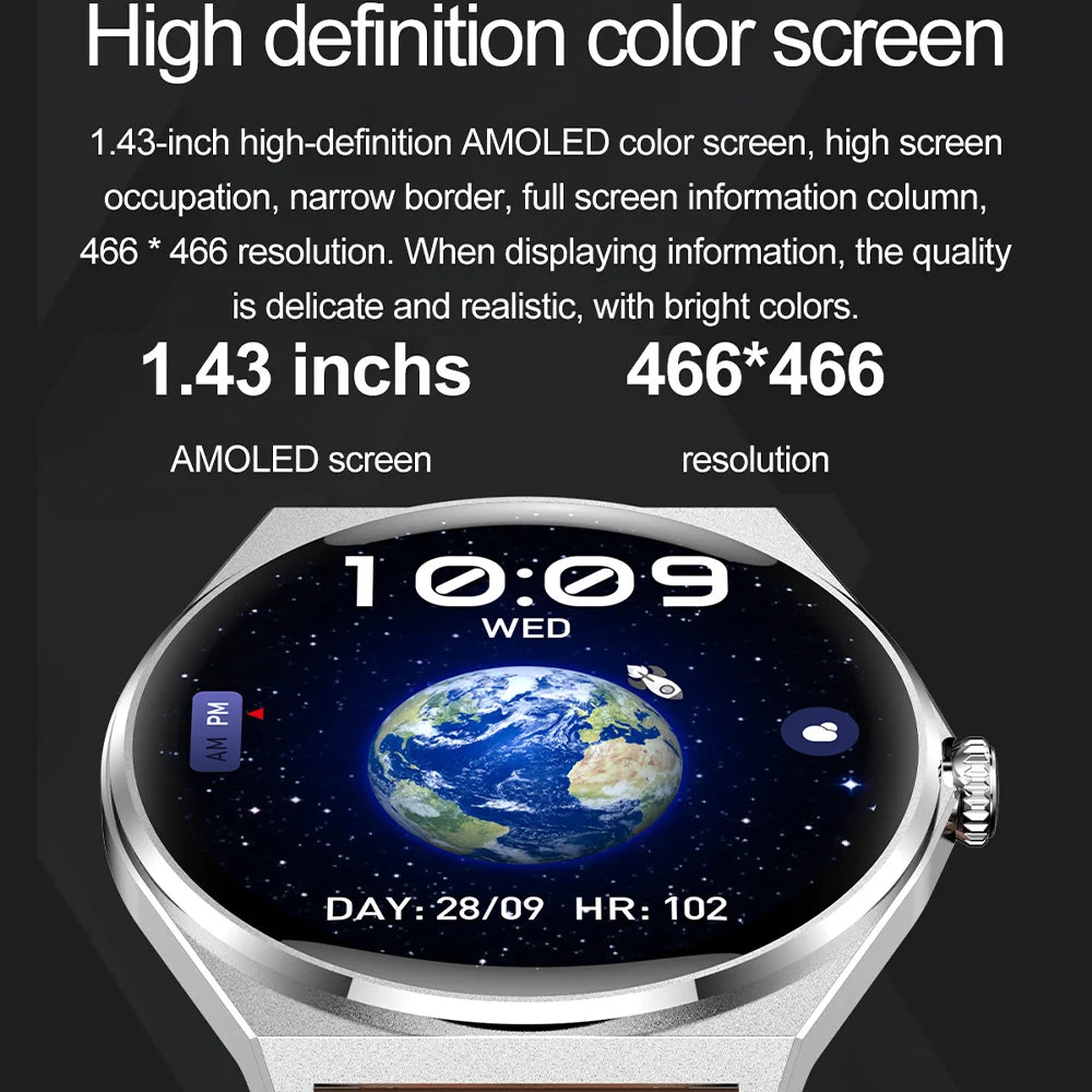 DAORKOW New Ultra thin Wireless Call SmartWatch Women Watches Men Sports Fitness Tracker Heart Rate Smartwatches For Android IOS
