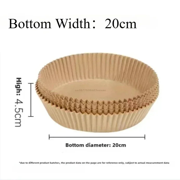 Disposable Baking Paper Hot Air Fryer Paper Airfryer Cooking Baking Reusable Oven Food Waxed Paper Foil Kitchen Tools
