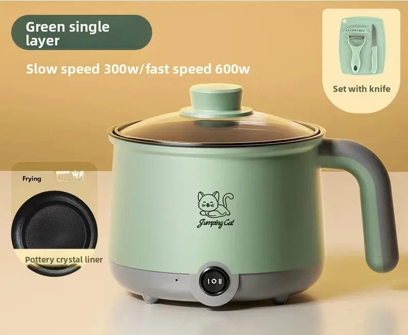 Mini Multi-Function Electric Cooker Small Integrated Steaming And Cooking Dormitory Noodles Home Use Single Person Mini Electric