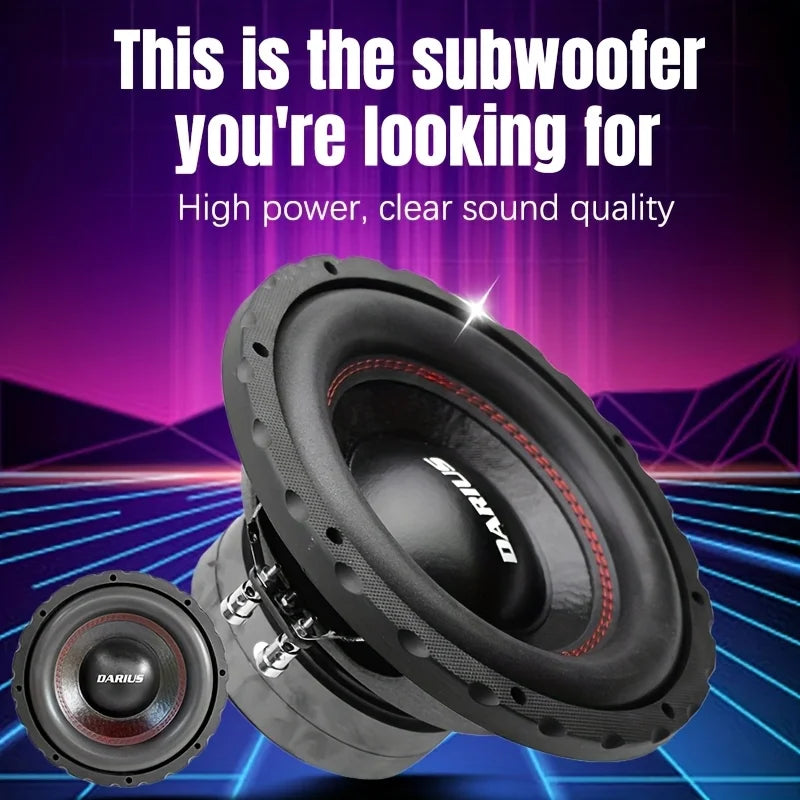 8Inch，10Inch，12Inch，1200Wattage Maximum Power Car Audio System，Double4Ohm Car Subwoofer，Subwoofer
