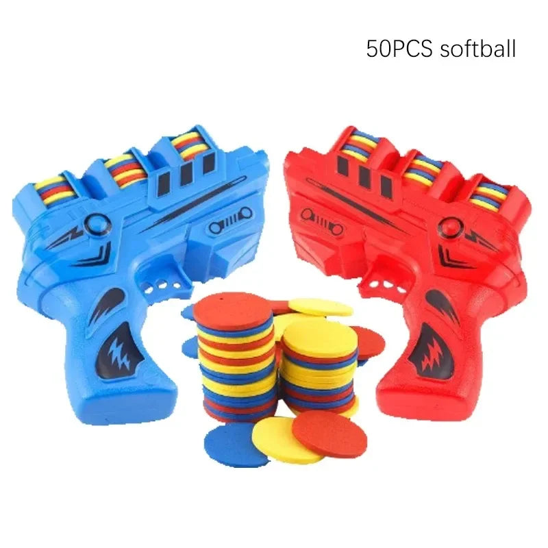 AF Interactive Turnip Gun Cat Toy with 15pcs Reusable Soft Bullets, Pet Hunting Training & Funny Interactive Play Supplies
