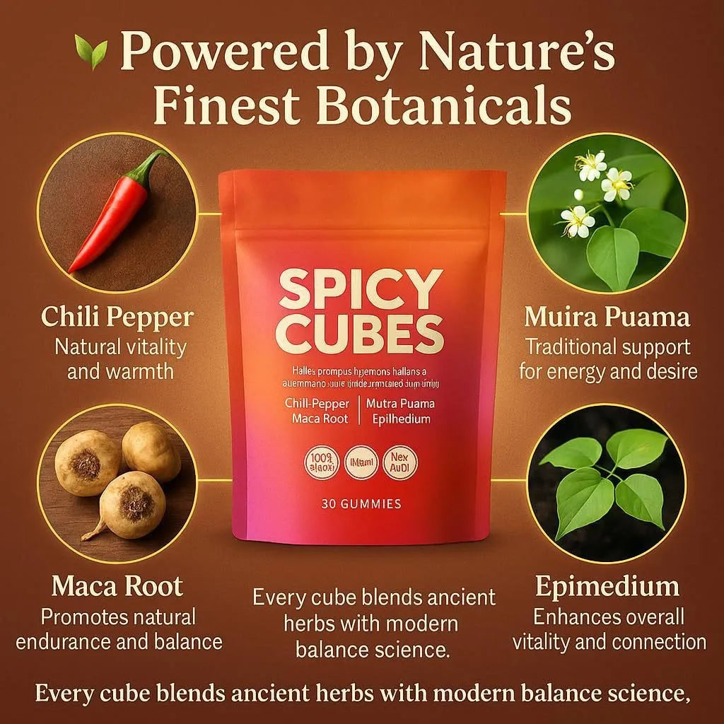 Spicy Cube  Spicy cube gummies for soothing emotions