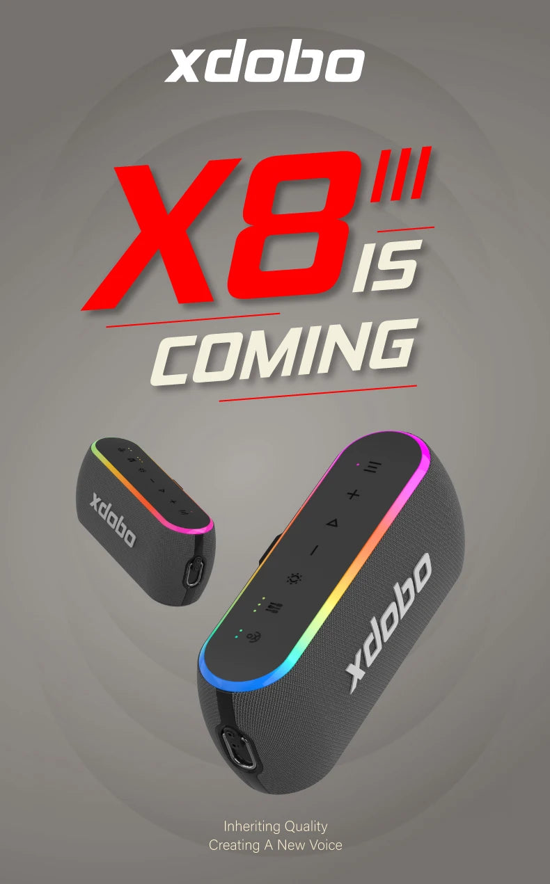 Enceinte Bluetooth 60W XDOBO X8 III Batterie 6600mAh