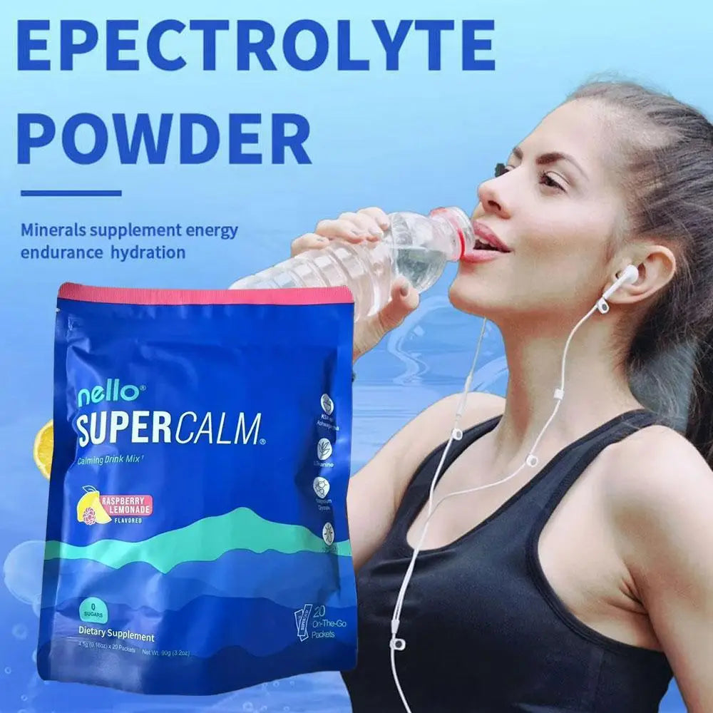 2 PACK 20pcs/pack Energy Raspberry Lemon Power Drink Powder Epectrolyte Rich Of Vitamin C Promotes Hormonal Wellbeing Balance