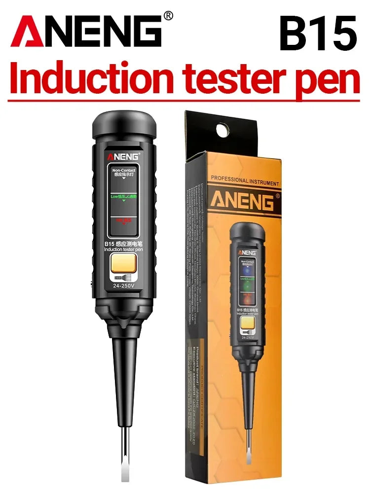 ANENG ST184 Digital Multimeter Clamp Meter True RMS Voltage Current Ohm Test+B15 Induction Tester Pen Electrician Detection Tool