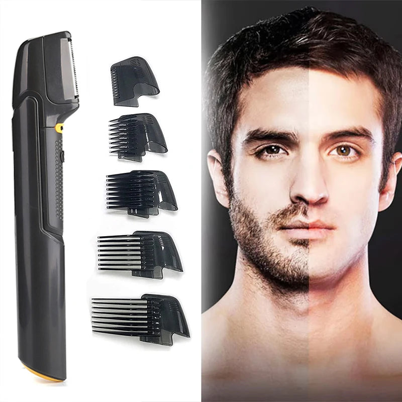 Portable Body Hair Trimmer Multi-functional Men's Mini Wireless Shaver 5 in 1 electric waterproof beard trimmer