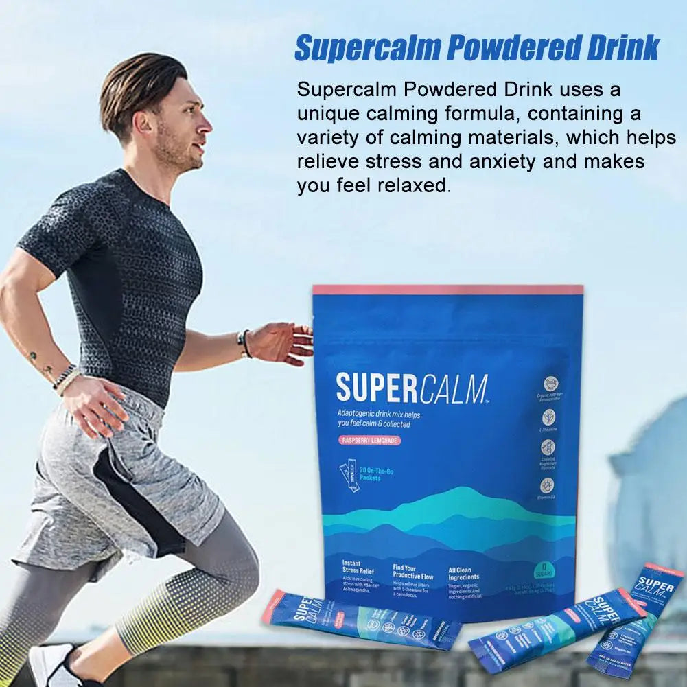 BIYDOE 4Pack/Set 20PCS/PACK Powdered Drink Boost Mood Balanced Immune System Helps Relieve Stress Anxiety Makes You Feel Relaxed