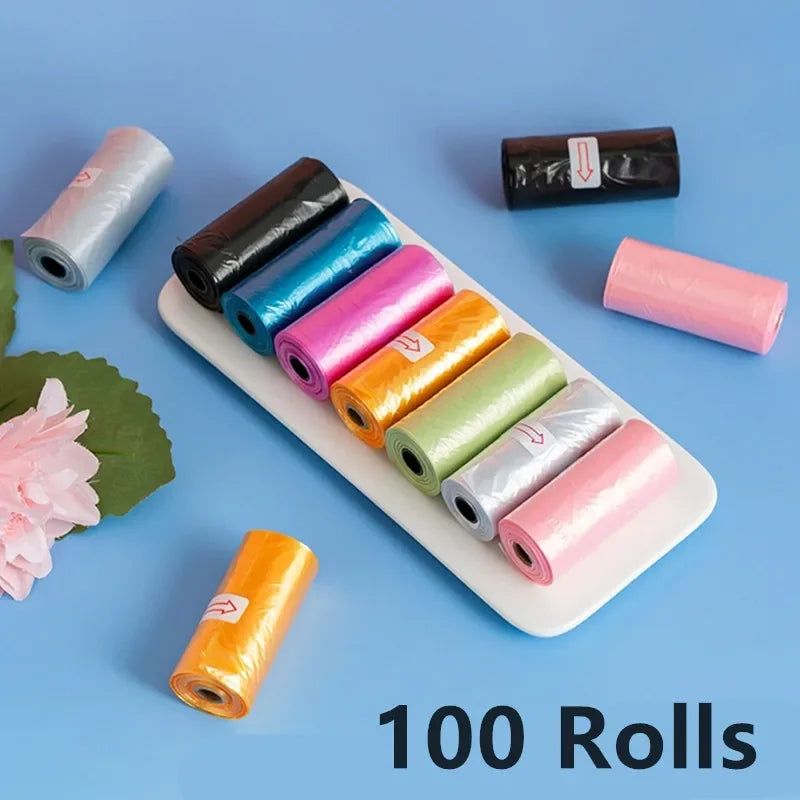 10/20/50/100PCS Biodegradable Pet Supplies Dog Poop Bags For Waste Refuse Cleanup Puppy Cat Pooper Scooper Bag Outdoor Clean