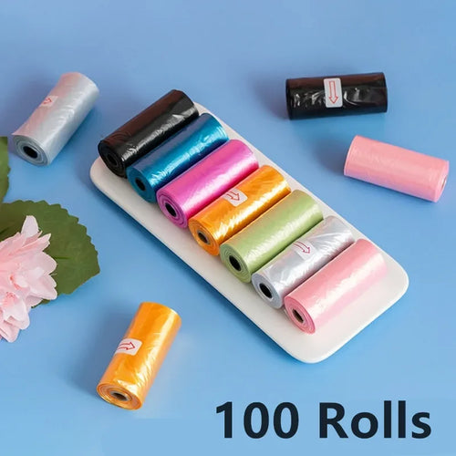 10/20/50/100PCS Biodegradable Pet Supplies Dog Poop Bags For Waste Refuse Cleanup Puppy Cat Pooper Scooper Bag Outdoor Clean