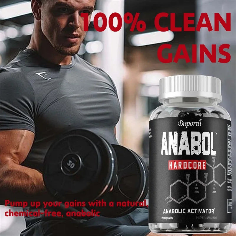 Anabol Supplement - Helps with Muscle Growth and Recovery, Improves Athletic Performance, Increases Strength, Relieve Fatigue
