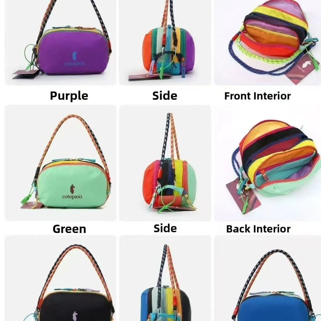 Cotopaxi Alpaca 4L Gym Swimming Fitness Sport Storage Wash Bag with Lanyard British Style Detachable Shoulder Strap Soft Handbag