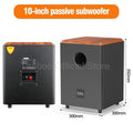 8/10/12 Inch Passive Subwoofer 80-150W High Power Speaker 4-8ohm HiFi TV Speakers Audio For Home Theater Sound System Television