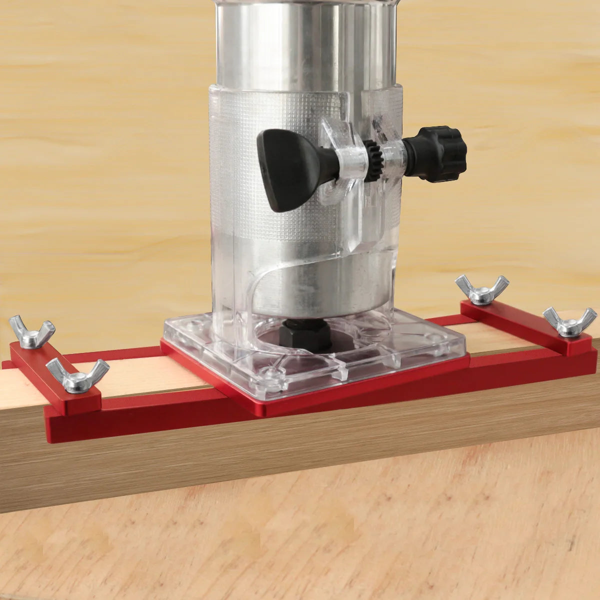 2 in 1 Center Invisible Fastener Slotting Bracket, Woodworking Grooving for Cabinet Furniture Install Invisible Screw Fasteners