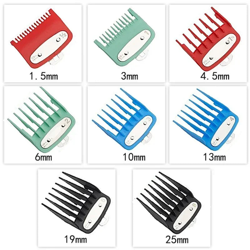Kemei PG1990A Rechargeable Hair Clipper or Limit Combs Professional Cordless Men Hair Trimmer Men's Hair Cutting Machine Barber