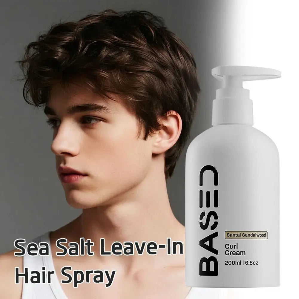 BASDE Hair Styling Wax Stick SeaSalt Spray Anti-Frizz Flyaways Control Lasting Texture Volume Leave-In Conditioner for Men&Women