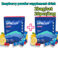 2 PACK 20pcs/pack Energy Raspberry Lemon Power Drink Powder Epectrolyte Rich Of Vitamin C Promotes Hormonal Wellbeing Balance
