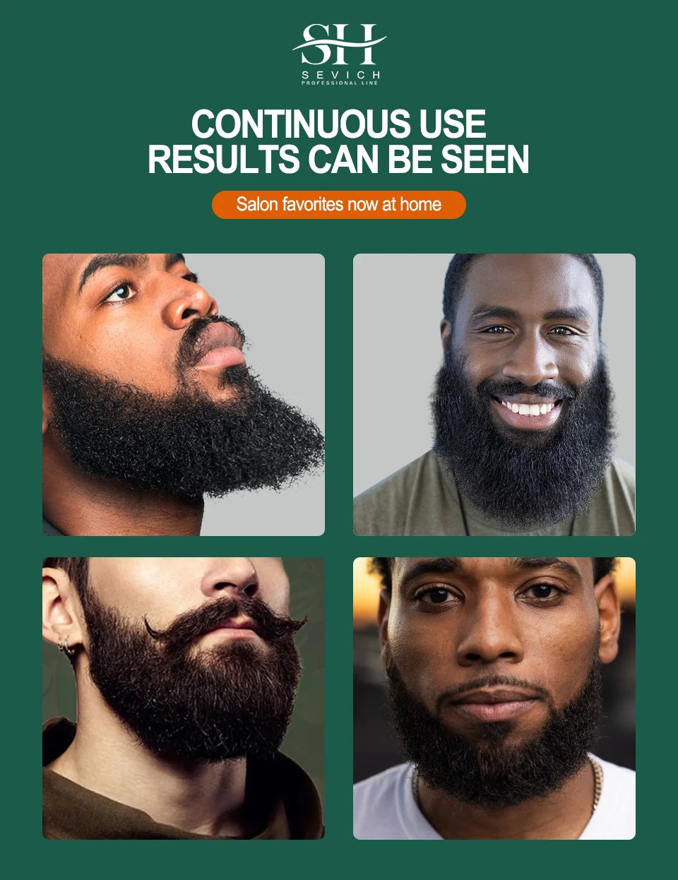 SEVICH Growth Beard Oil for Men Moisturizing Styling Trim Care Thicker Promote Beard Regrowth Strengthen Shine Soften Beard Oil