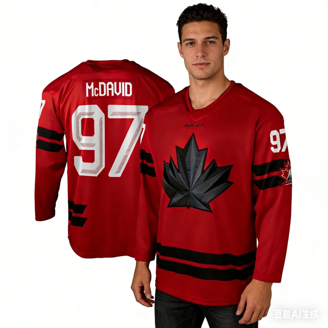2026 Canada Ice Hockey Jersey McDavid Fan Special Edition Ice Hockey Jersey Sports Men's T-Shirt Kid's Clothing Tee Y2k Woman