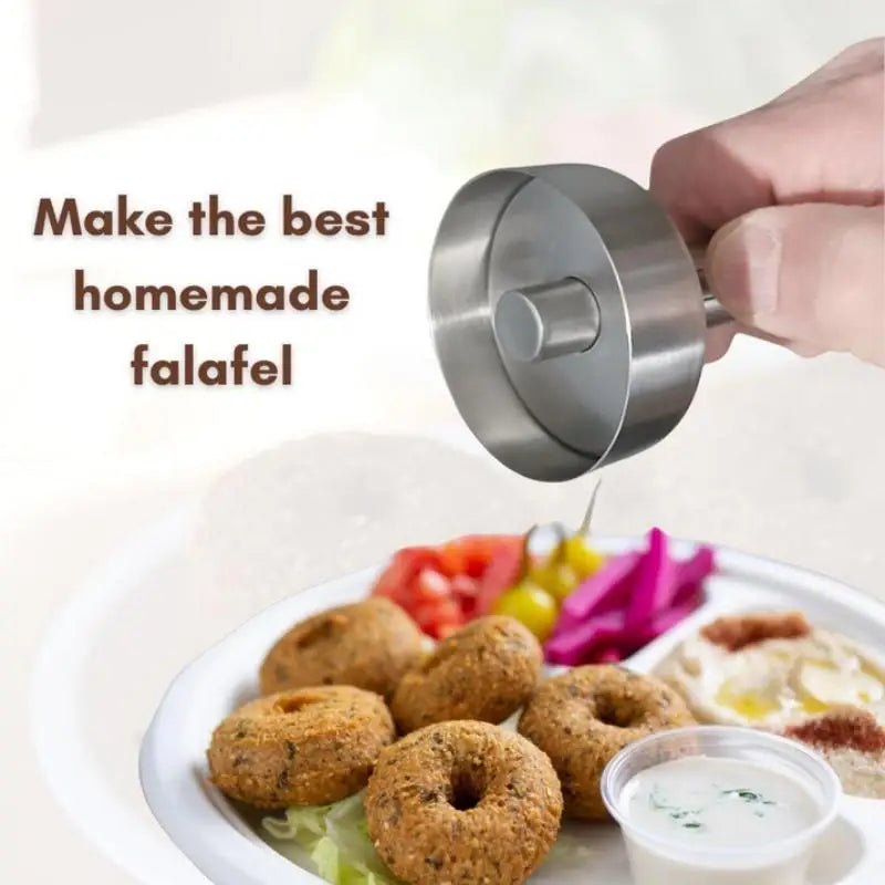 Falafel Meatball Scoop Maker Tools Stainless Steel Professional Falafel Maker Scoop Nonsticky Falafel Mold Kitchen Gadgets