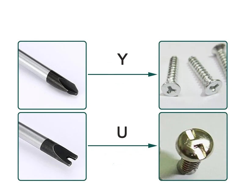 LAOA Special-shaped screwdriver Y-shaped U-shaped H triangle magnetic screwdriver socket screwdriver