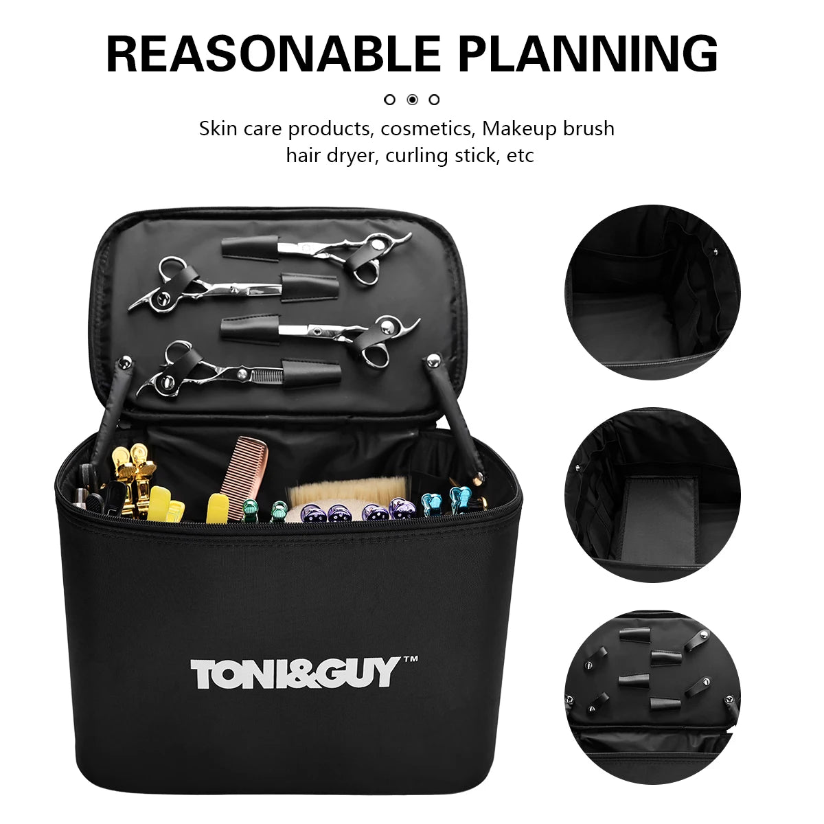 Cosmetic Organizer Portable Hairstylist Travel Bag Professional Storage CaseMakeup Bag Salon Nail Tattoo Beauty Tool