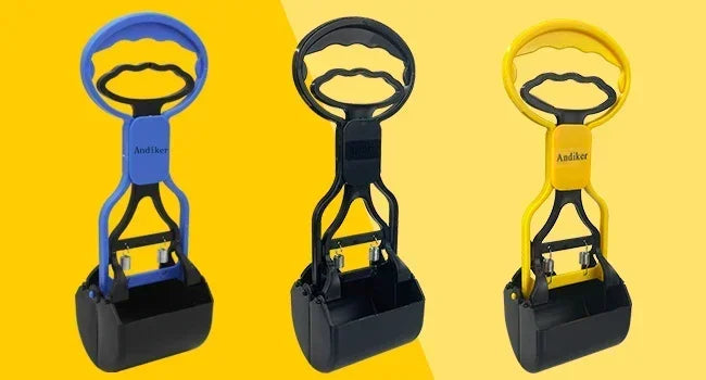 Durable Plastic Portable Pet Pooper Scooper with Sawtooth Edge Dog Poop Picker for Indoor Outdoor Cleaning Tool