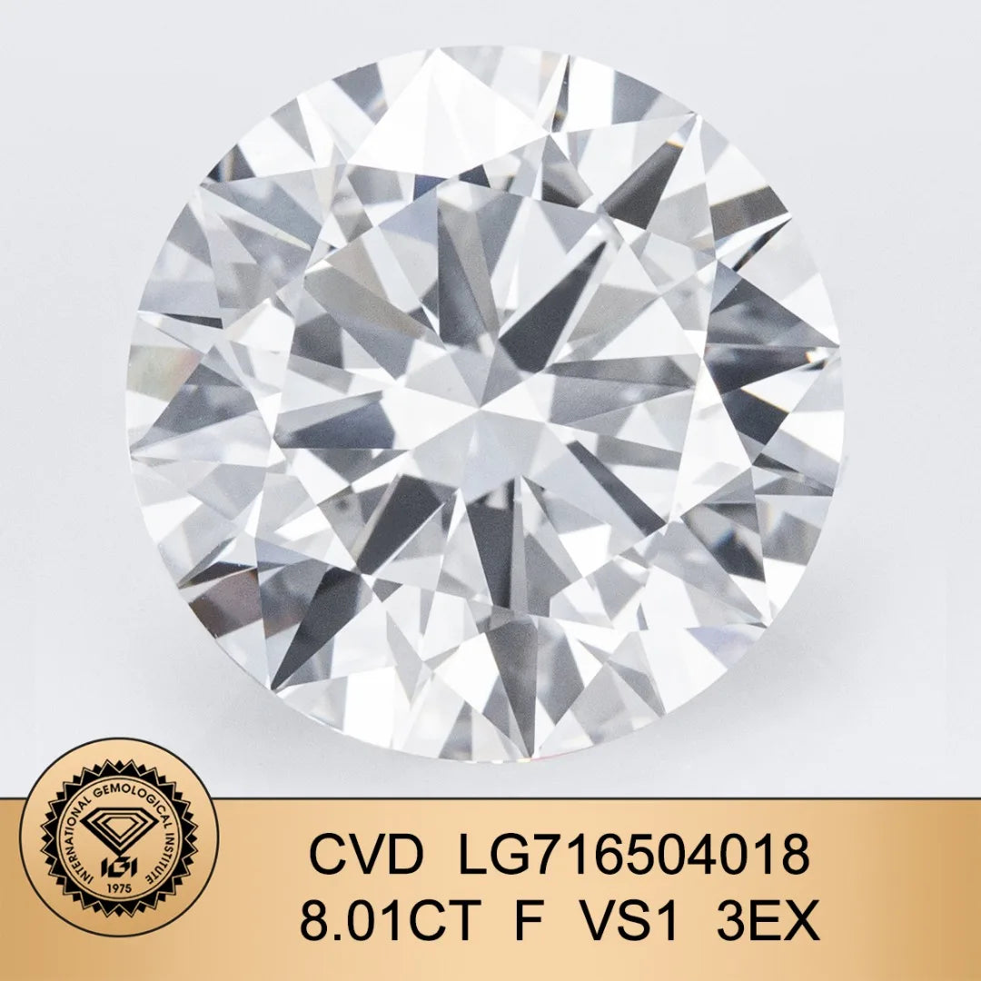Limited-time 50% off on large With IGI Certificate 7ct 8ct 9ct 10ct 20ct 30ct Big Lab Grown Diamonds CVD Laboratory Diamond