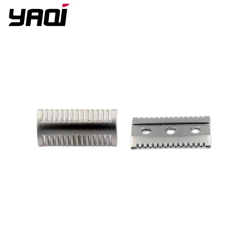 2026 YAQI Matte Chrome Color Mellon Mens Safety Razor Head for Shaving Razors