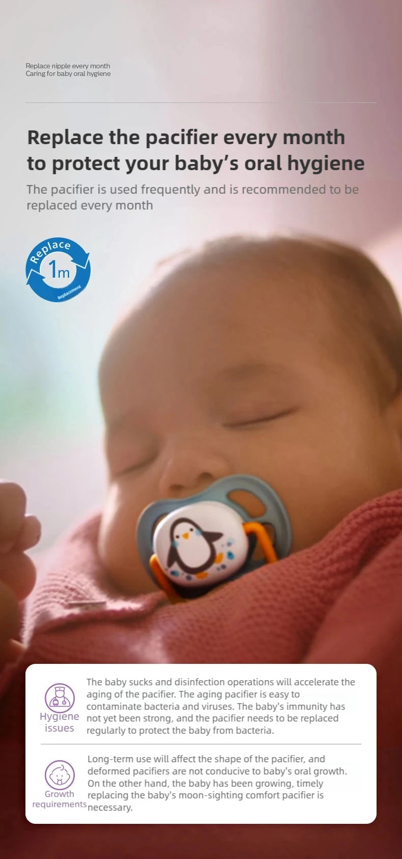 PHILIPS AVENT Silicone Nipple Pacifier Baby Toddler Soothe Kids Newborn Baby Silicone Teething Pacifier Orthodontic Nipples Baby