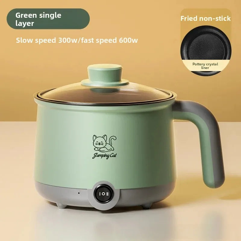 Mini Multi-Function Electric Cooker Small Integrated Steaming And Cooking Dormitory Noodles Home Use Single Person Mini Electric