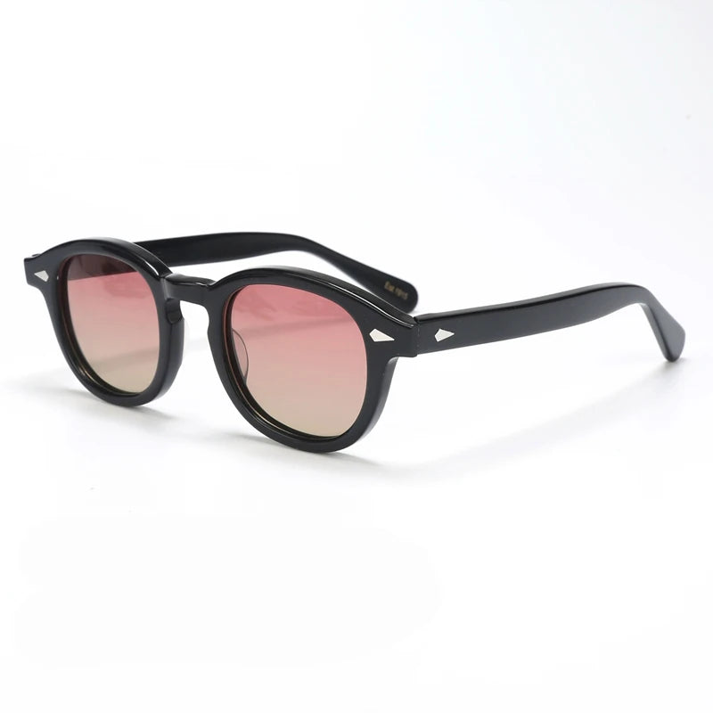 Polarized Sunglasses Men Brand Johnny Depp Sun Glasses Lens Woman Luxury Vintage Acetate Driver's Shade