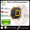 New ChatGPT AI assistant smartwatch with 5ATM water resistance, GPS, built-in dual-frequency GNSS and compass. For men and women