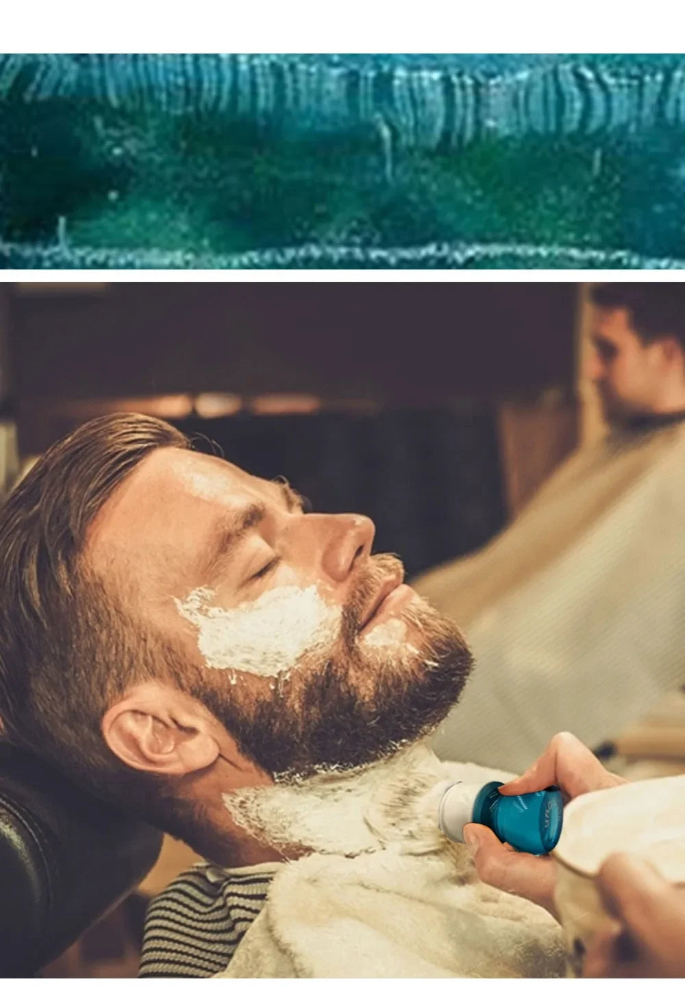 Yaqi Shaving Brush 24MM Men's Resin Handle Nylon For Men Clearance Beard Professional Barber Face Cleaning Shaving Brush Tool