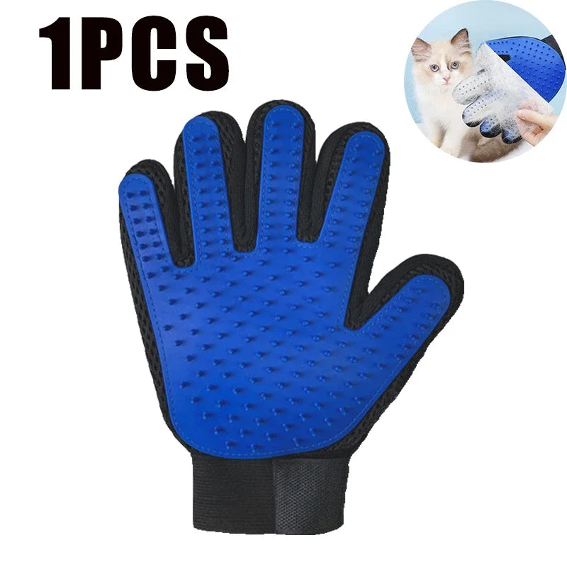 Pet Hair Glove Comb Pet Dog Cat Grooming Cleaning Glove Deshedding Hair remover Massage Brush Animal Supplies Cat Accessoies