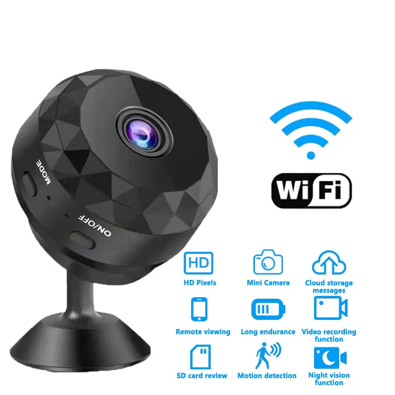 Baby Monitor 1080P HD Mini WiFi Camera Indoor Safety Security Surveillance Camcorder IP Cam Audio Video Recorder