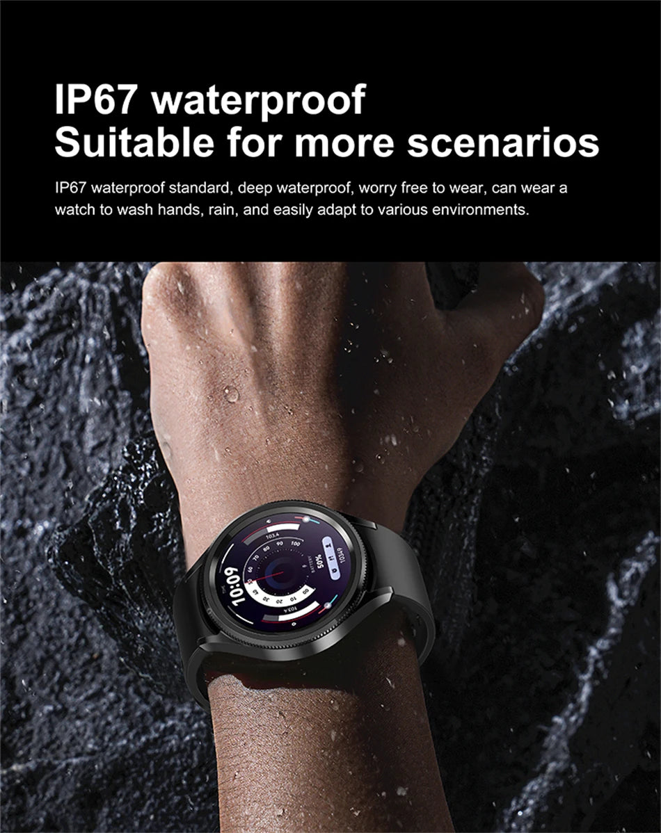 2025 New Watch 6 Smart Watch Men 1.46 inch GPS Sports Fitness Tracker Custom Dial Clock Heart Rate BT Calling SmartWatch Women