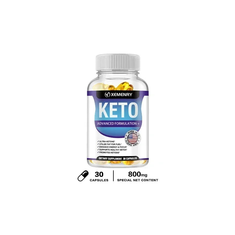 Keto Capsules - Weight & Fat Management, Burn Belly Fat, Detoxification, Digestion, Immunity