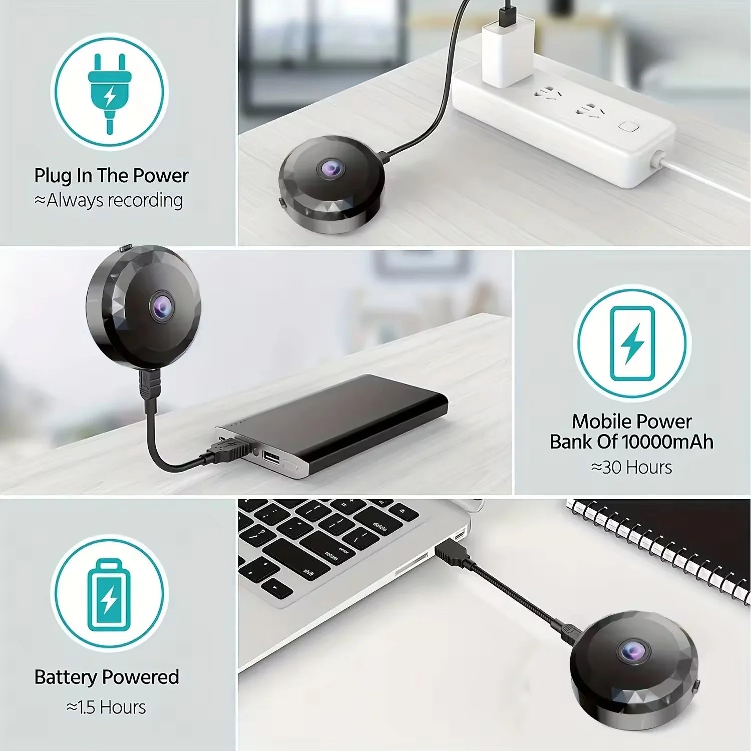 Baby Monitor 1080P HD Mini WiFi Camera Indoor Safety Security Surveillance Camcorder IP Cam Audio Video Recorder